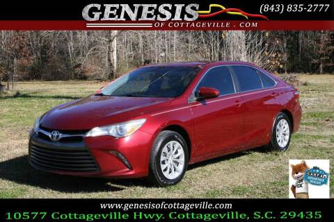 2017 Toyota Camry for sale at Genesis Of Cottageville in Cottageville SC