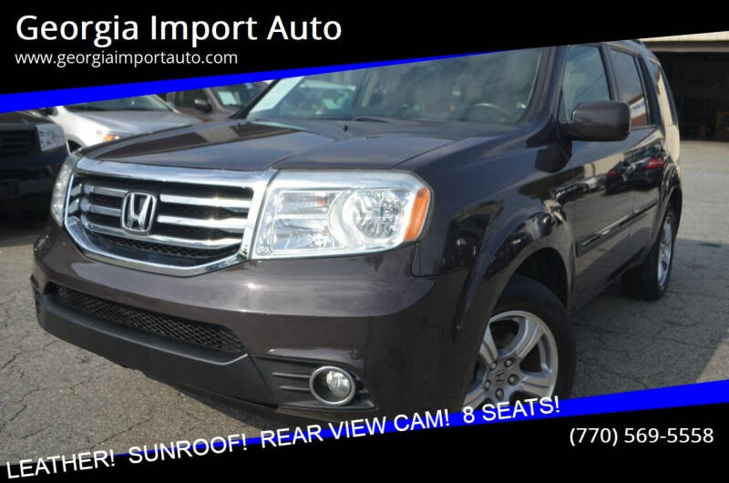 2013 Honda Pilot for sale at Georgia Import Auto in Alpharetta GA