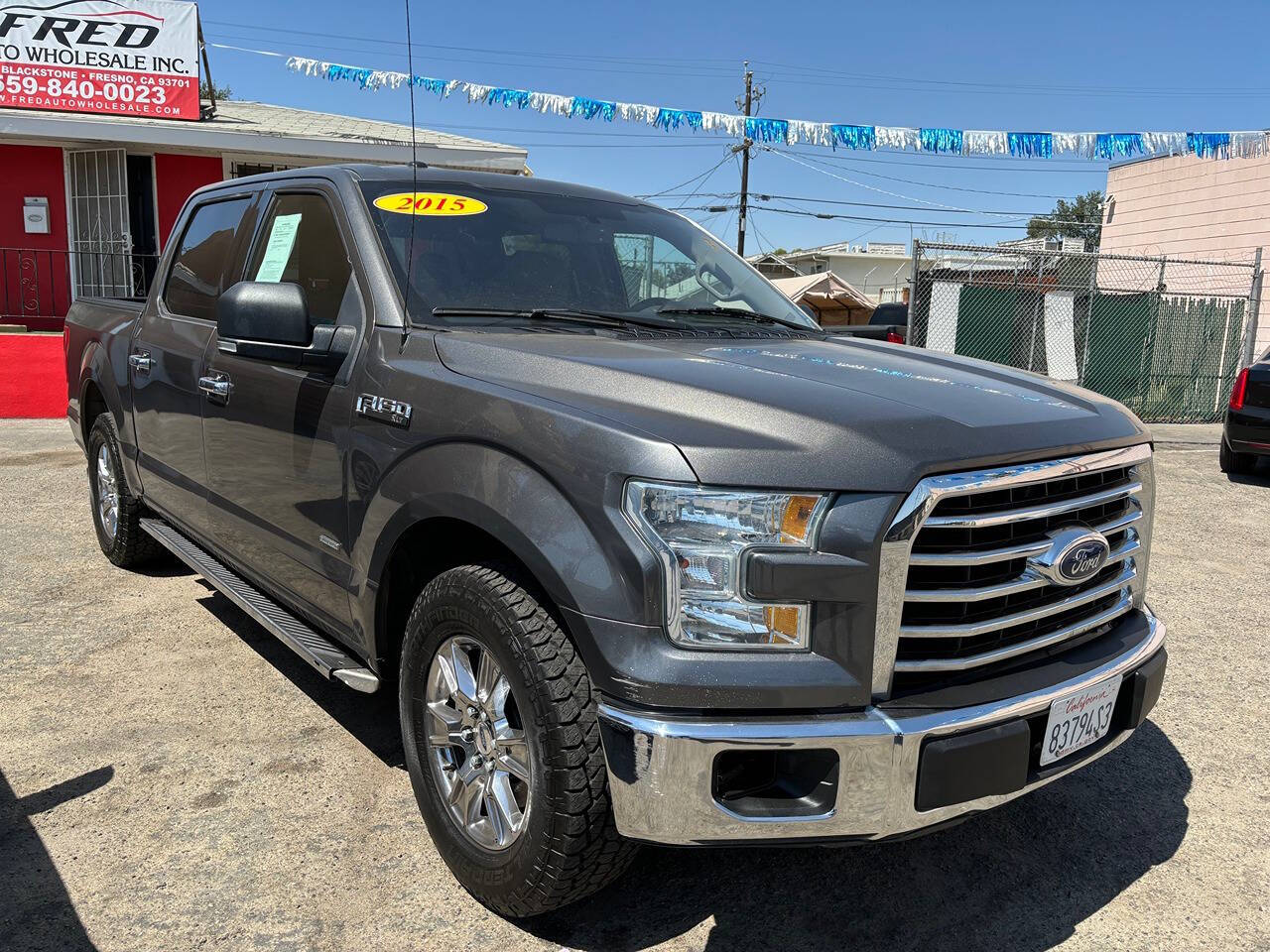 2015 Ford F-150 for sale at FRED AUTO WHOLESALE INC in Fresno, CA