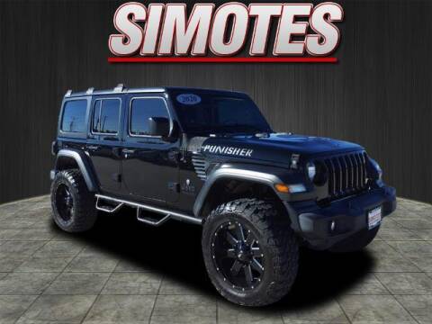 2020 Jeep Wrangler Unlimited for sale at SIMOTES MOTORS in Minooka IL