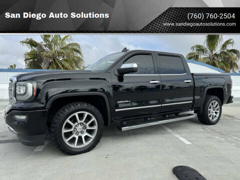 2017 GMC Sierra 1500 for sale at San Diego Auto Solutions in Oceanside CA