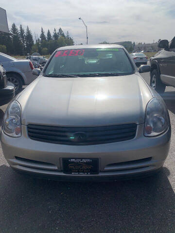 2003 Infiniti G35 for sale at BELOW BOOK AUTO SALES in Idaho Falls ID