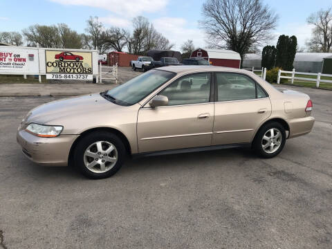 2001 Honda Accord for sale at Cordova Motors in Lawrence KS