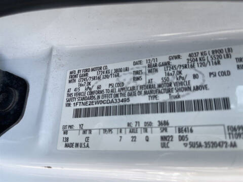 2012 Ford E-Series Cargo