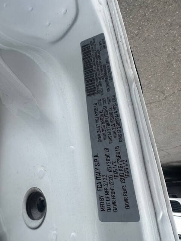 2022 RAM ProMaster City