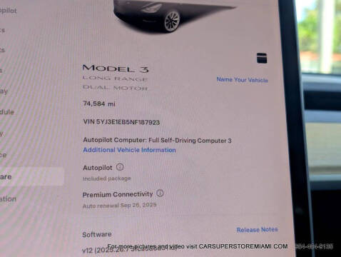 2022 Tesla Model 3 Long Range