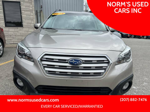 2015 Subaru Outback for sale at NORM'S USED CARS INC in Wiscasset ME