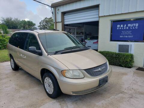 2001 Chrysler Town and Country for sale at O & J Auto Sales in Royal Palm Beach FL