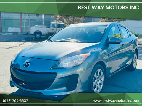 2013 Mazda MAZDA3 for sale at BEST WAY MOTORS INC in San Diego CA