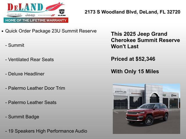 2025 Jeep Grand Cherokee Summit