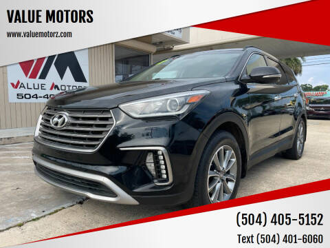 2017 Hyundai Santa Fe for sale at VALUE MOTORS in Kenner LA