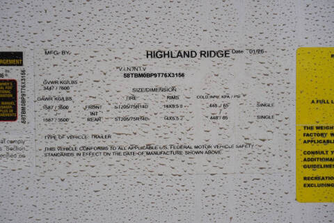 2026 Highland Ridge Open Range