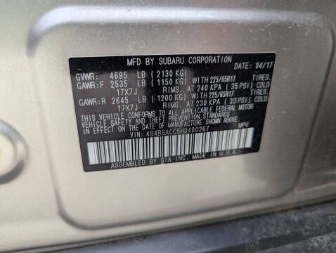 2017 Subaru Outback 2.5i Premium