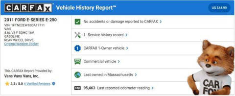 2011 Ford E-Series E-250