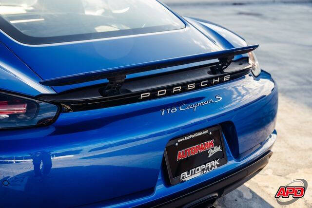 2017 Porsche 718 Cayman S