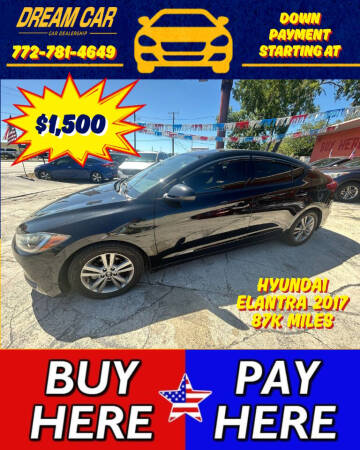 2017 Hyundai Elantra for sale at DREAM CARS in Stuart FL