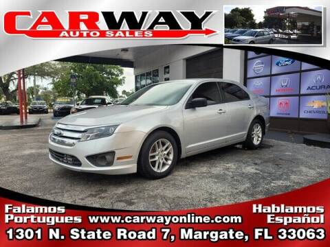 2012 Ford Fusion for sale at CARWAY Auto Sales in Margate FL