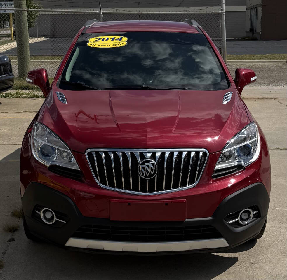 Red 2014 Buick Encore Convenience AWD Convenience 4dr Crossover 2