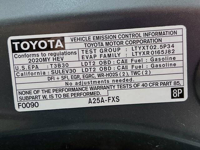 2020 Toyota Highlander Hybrid XLE