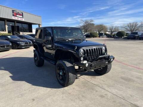2014 Jeep Wrangler for sale at KIAN MOTORS INC in Plano TX