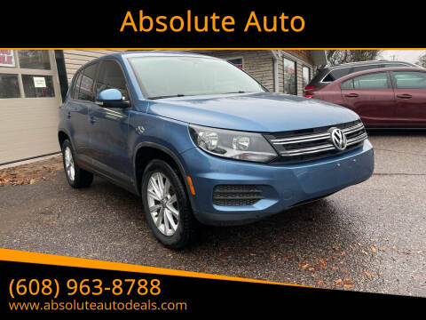 2017 Volkswagen Tiguan for sale at Absolute Auto in Baraboo WI