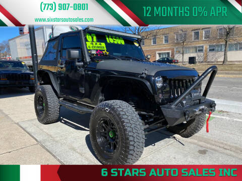 2007 Jeep Wrangler for sale at 6 STARS AUTO SALES INC in Chicago IL