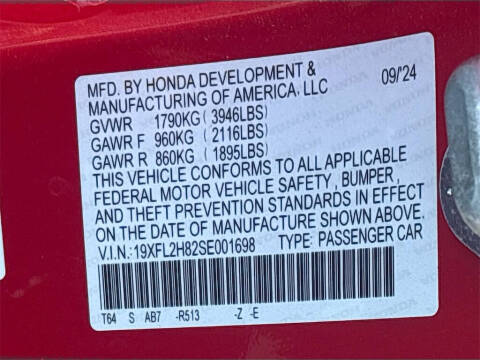 2025 Honda Civic Sport