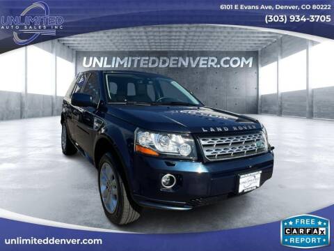 2013 Land Rover LR2 for sale at Unlimited Auto Sales in Denver CO