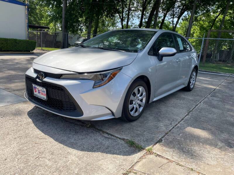 2021 Toyota Corolla for sale at HOUSTON CAR SALES INC in Houston TX