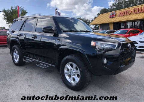 2014 Toyota 4Runner for sale at AUTO CLUB OF MIAMI, INC in Miami FL