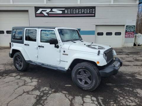 2016 Jeep Wrangler Unlimited for sale at RS Motorsports, Inc. in Canandaigua NY