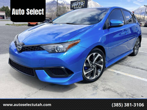 2016 Scion iM for sale at Auto Select in Orem UT