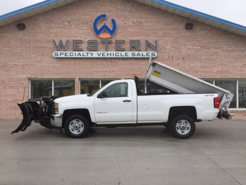 2015 Chevrolet Silverado 2500 Plow Truck for sale at Western Specialty Vehicle Sales in Braidwood IL