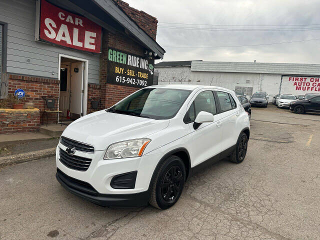 2015 Chevrolet Trax for sale at Green Ride LLC in NASHVILLE, TN