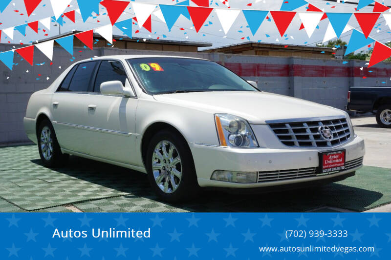 2009 Cadillac DTS for sale at Autos Unlimited in Las Vegas NV
