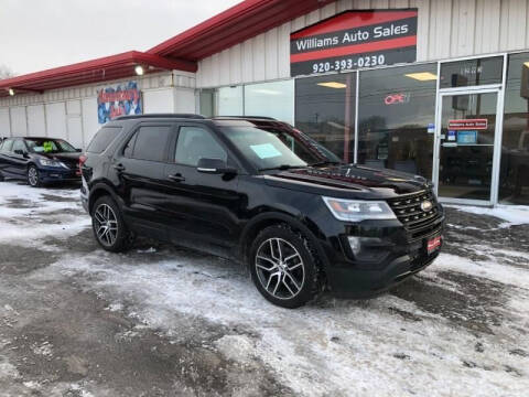 2016 Ford Explorer for sale at WILLIAMS AUTO SALES in Green Bay WI
