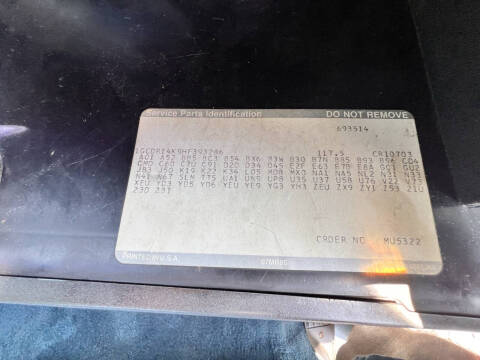 1987 Chevrolet R/V 10 Series R10