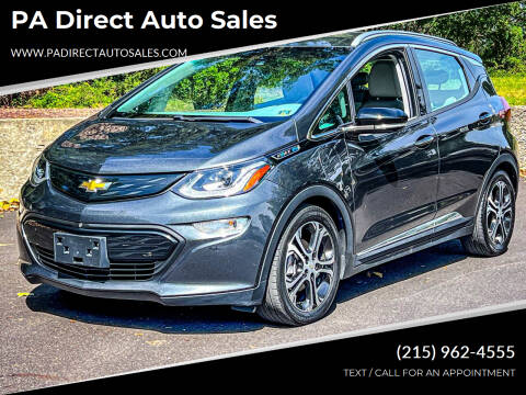2017 Chevrolet Bolt EV for sale at PA Direct Auto Sales in Levittown PA