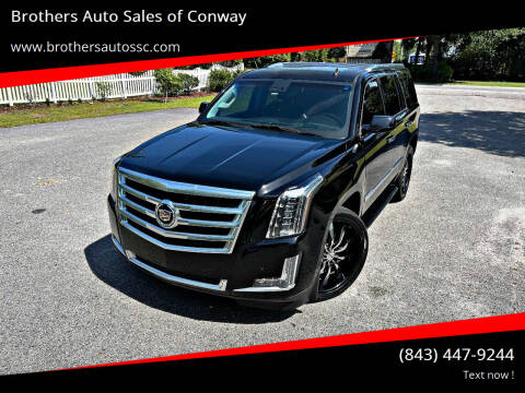 2015 Cadillac Escalade for sale at Brothers Auto Sales of Conway in Conway SC