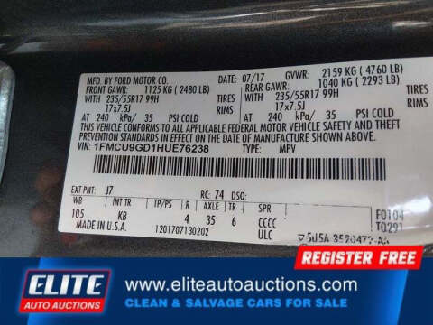 2017 Ford Escape SE