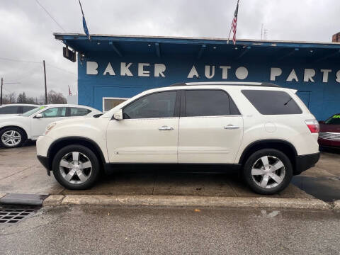 2012 GMC Acadia for sale at BAKER AUTO & PARTS LLC in Saginaw MI