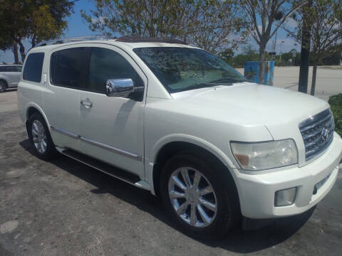 2009 Infiniti QX56 for sale at LAND & SEA BROKERS INC in Pompano Beach FL