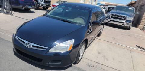 2007 Honda Accord for sale at CONTRACT AUTOMOTIVE in Las Vegas NV