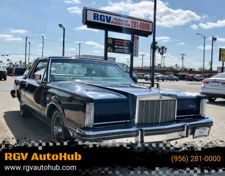 1982 Lincoln Mark VI for sale at RGV AutoHub in Harlingen TX