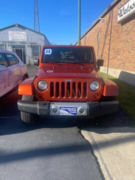 2009 Jeep Wrangler Unlimited for sale at Performance Motor Cars in Washington Court House OH
