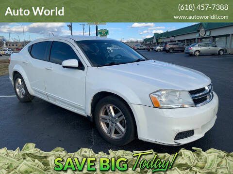 2012 Dodge Avenger for sale at Auto World in Carbondale IL