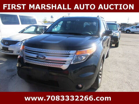 2014 Ford Explorer for sale at First Marshall Auto Auction in Harvey IL