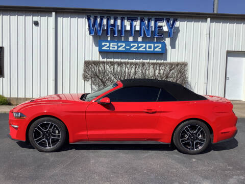 2018 Ford Mustang for sale at Whitney Motor Company in Duncan OK