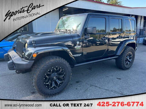 2012 Jeep Wrangler Unlimited for sale at Sports Cars International in Lynnwood WA