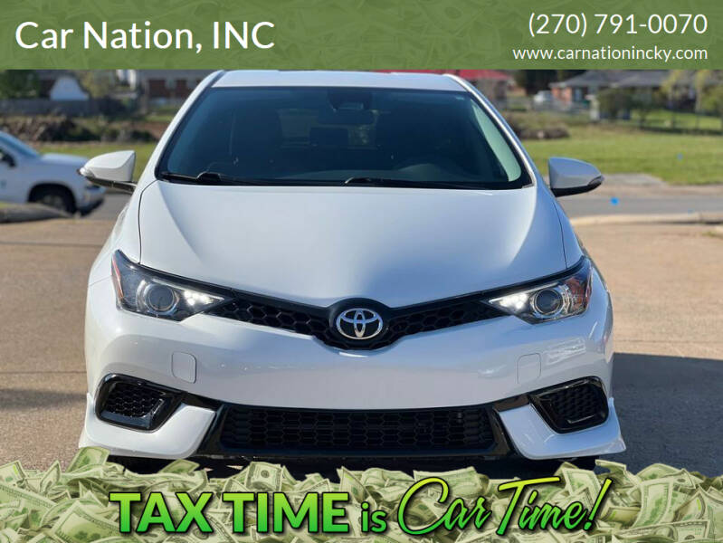 2017 Toyota Corolla iM for sale at Car Nation, INC in Bowling Green KY